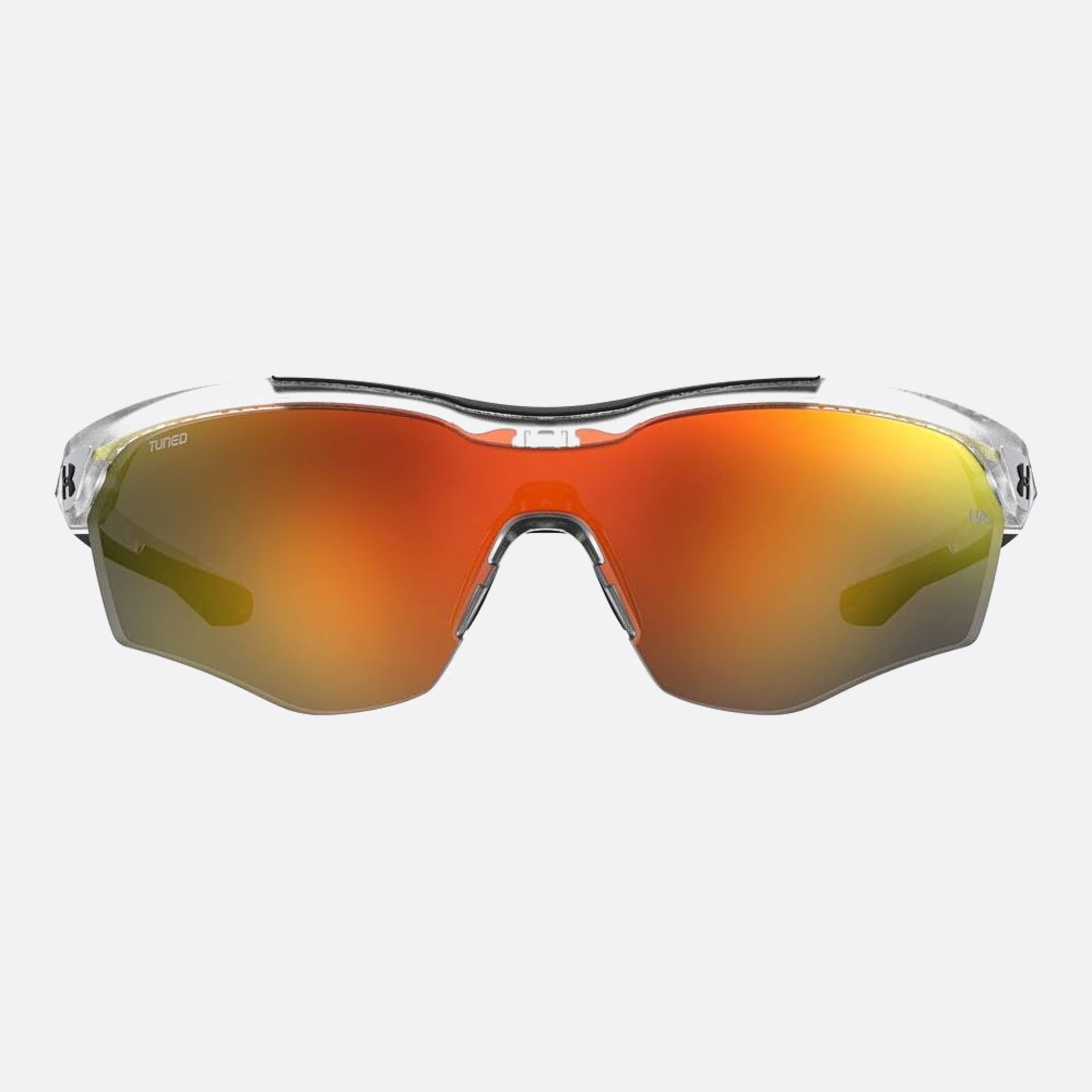 Under 99mm Armour Yard Pro 2m4 White Shield Men Sunglasses - Main View