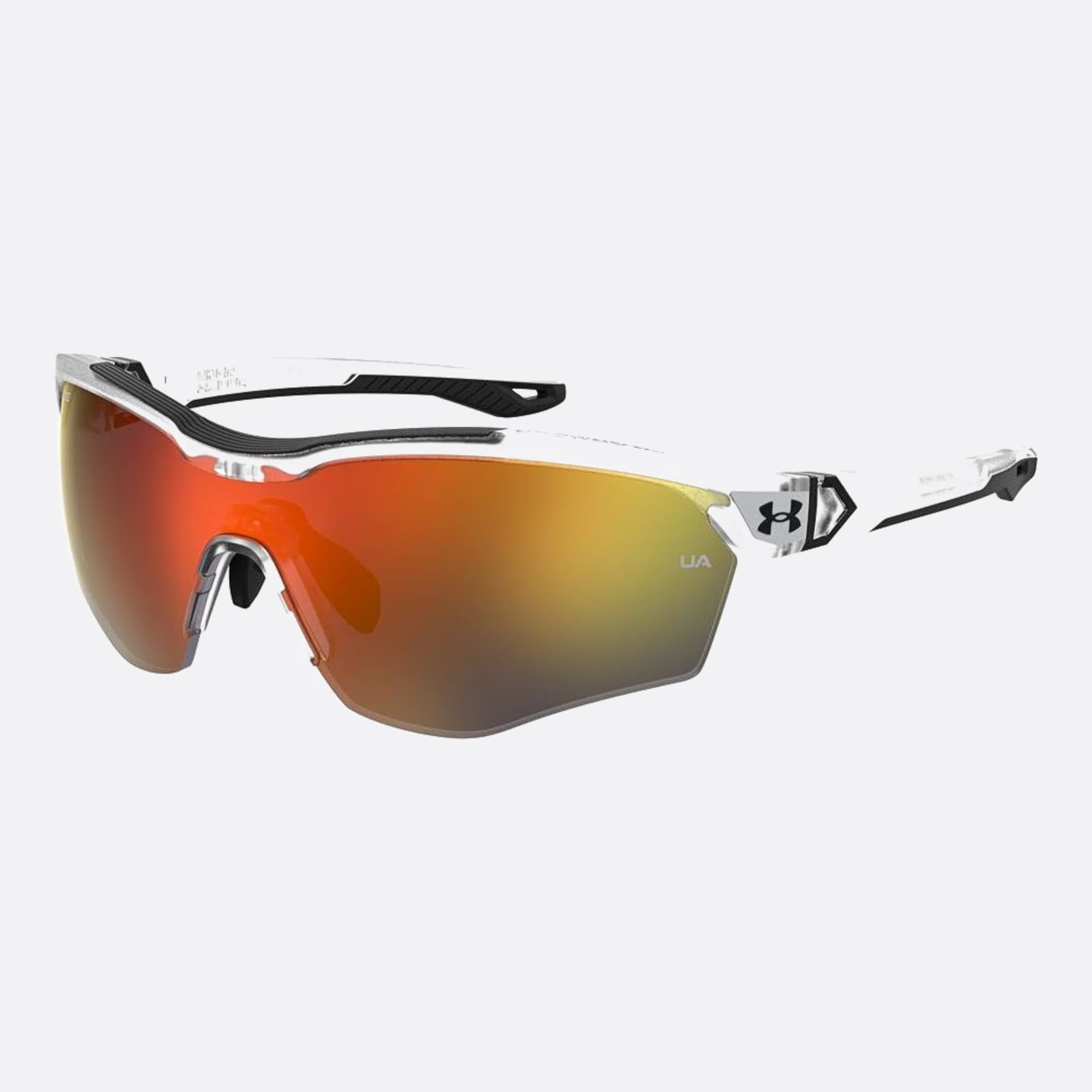 Under 99mm Armour Yard Pro 2m4 White Shield Men Sunglasses - Side View