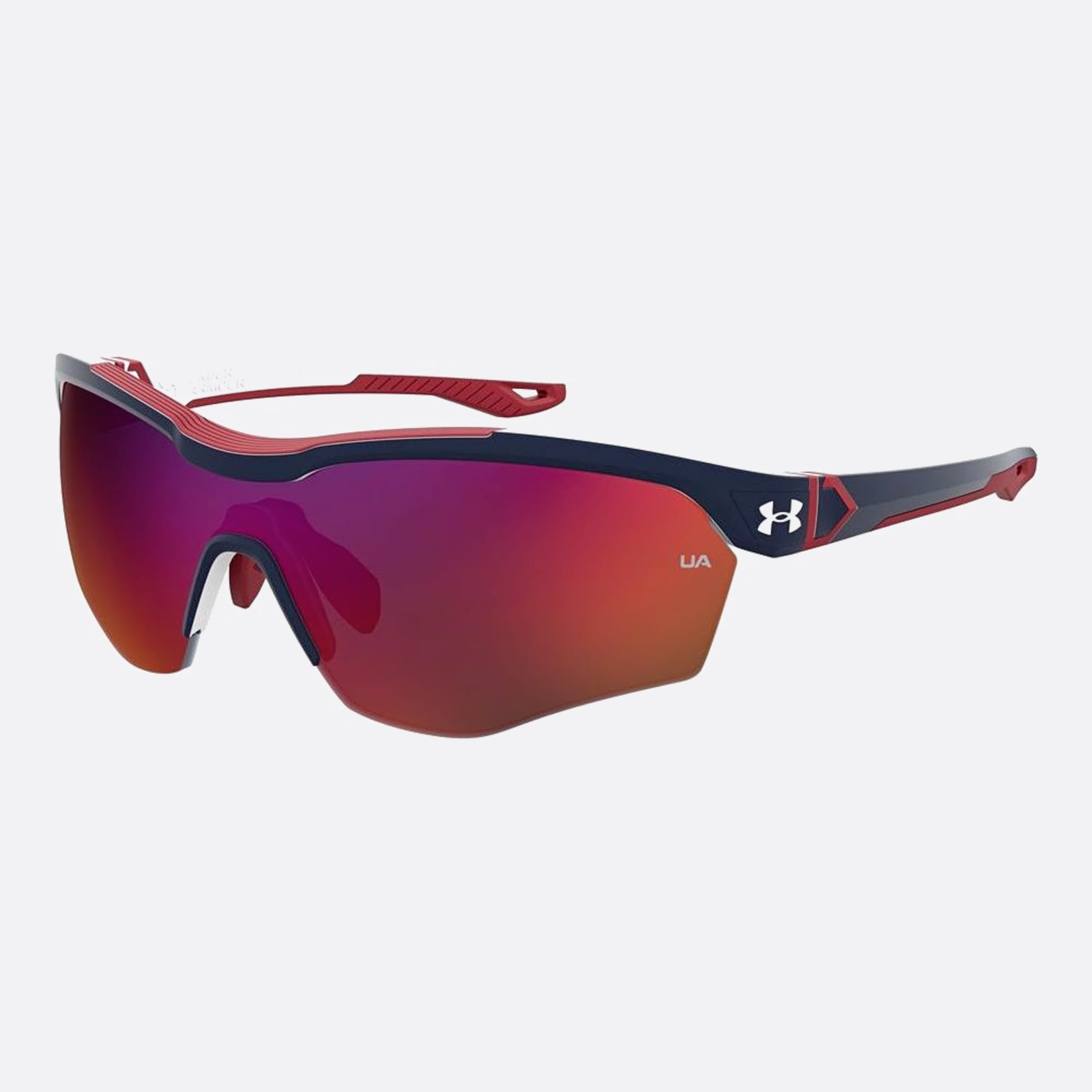 Under 99mm Armour Yard Pro Ze3 Blue Shield Men Sunglasses - Side View