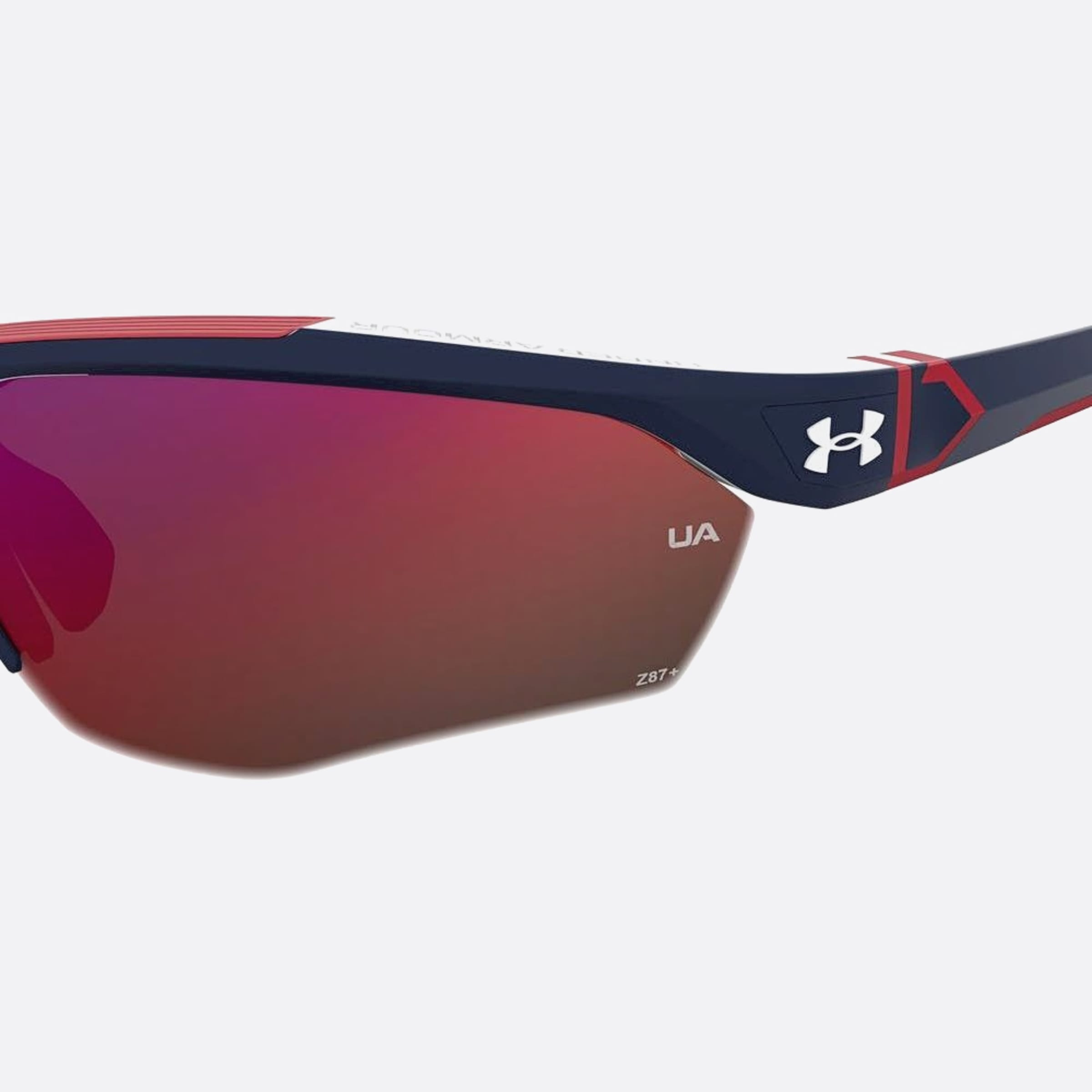 Under 99mm Armour Yard Pro Ze3 Blue Squared Men Sunglasses - Additional Angle
