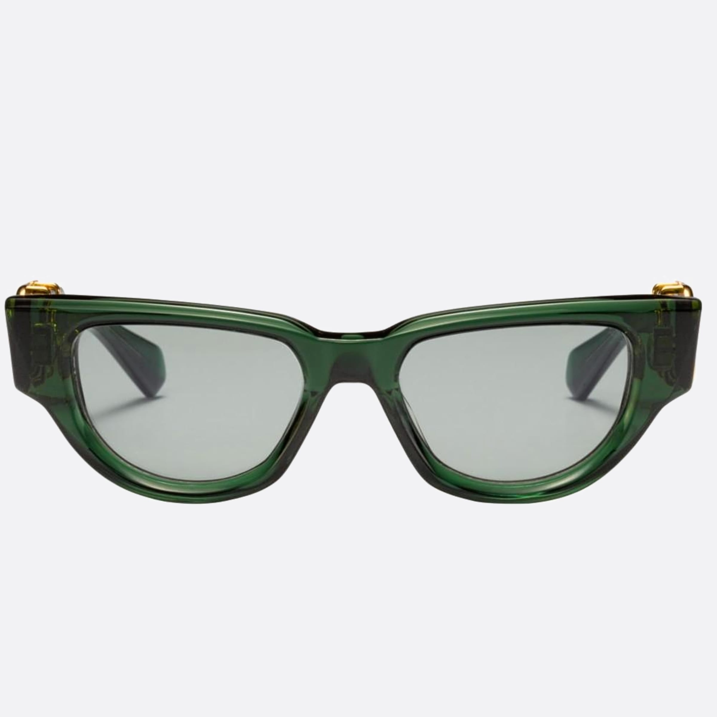 Valentino 50mm Due Grn Gld Green Cat Eye Women Sunglasses - Main View