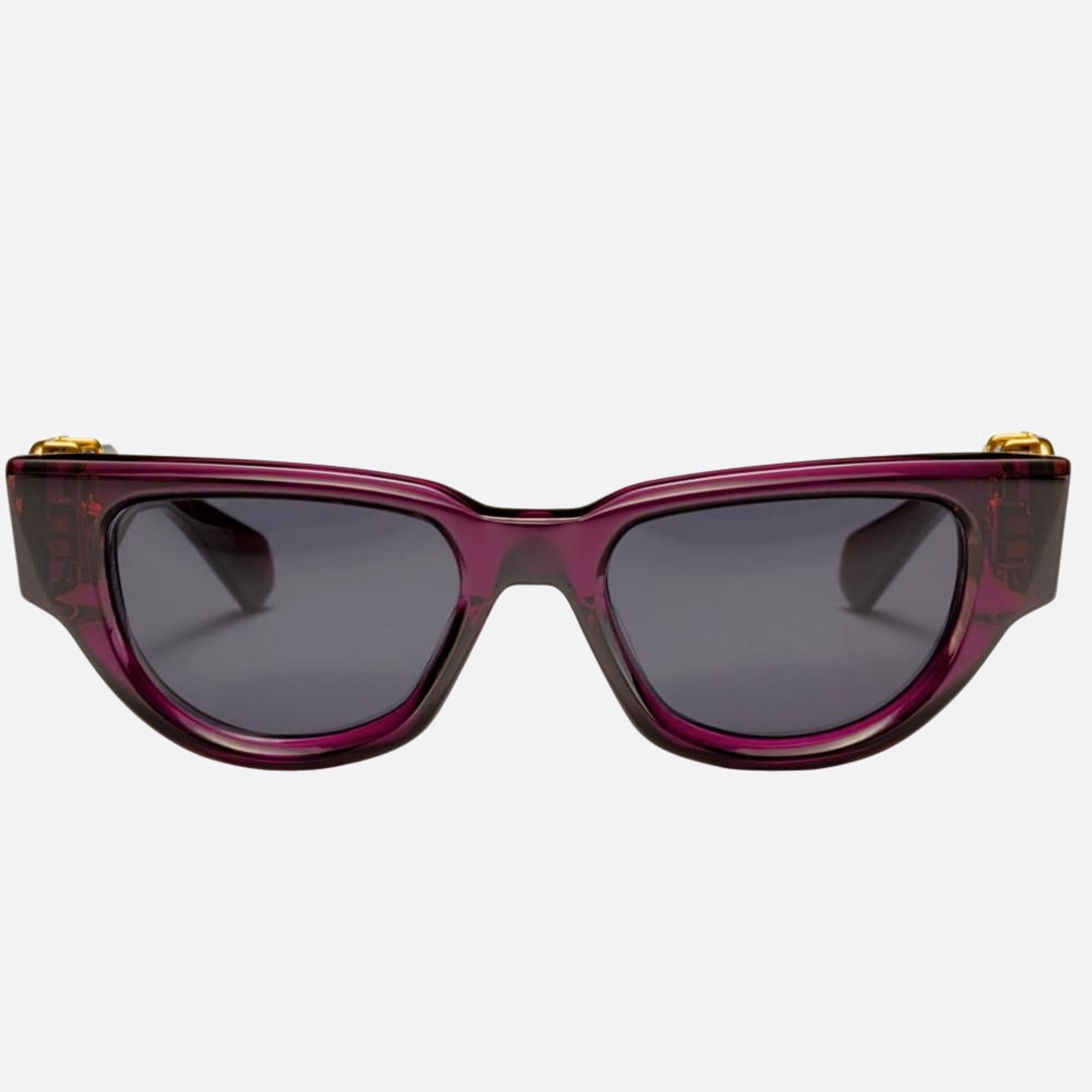Valentino 50mm Due Pur Gld Violet Cat Eye Women Sunglasses - Main View