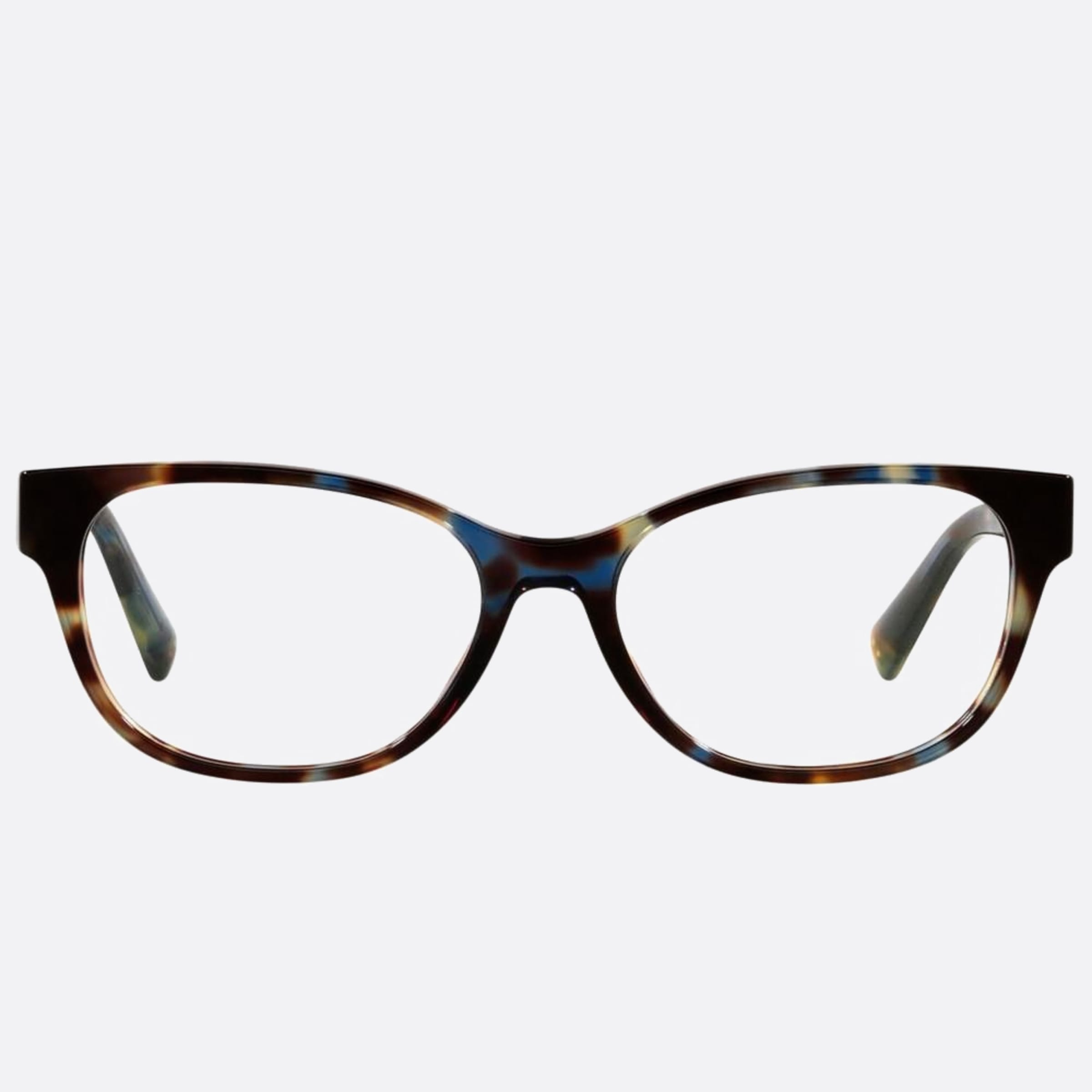Valentino 52mm Logo Blue Geometric Women Eyeglasses - Main View