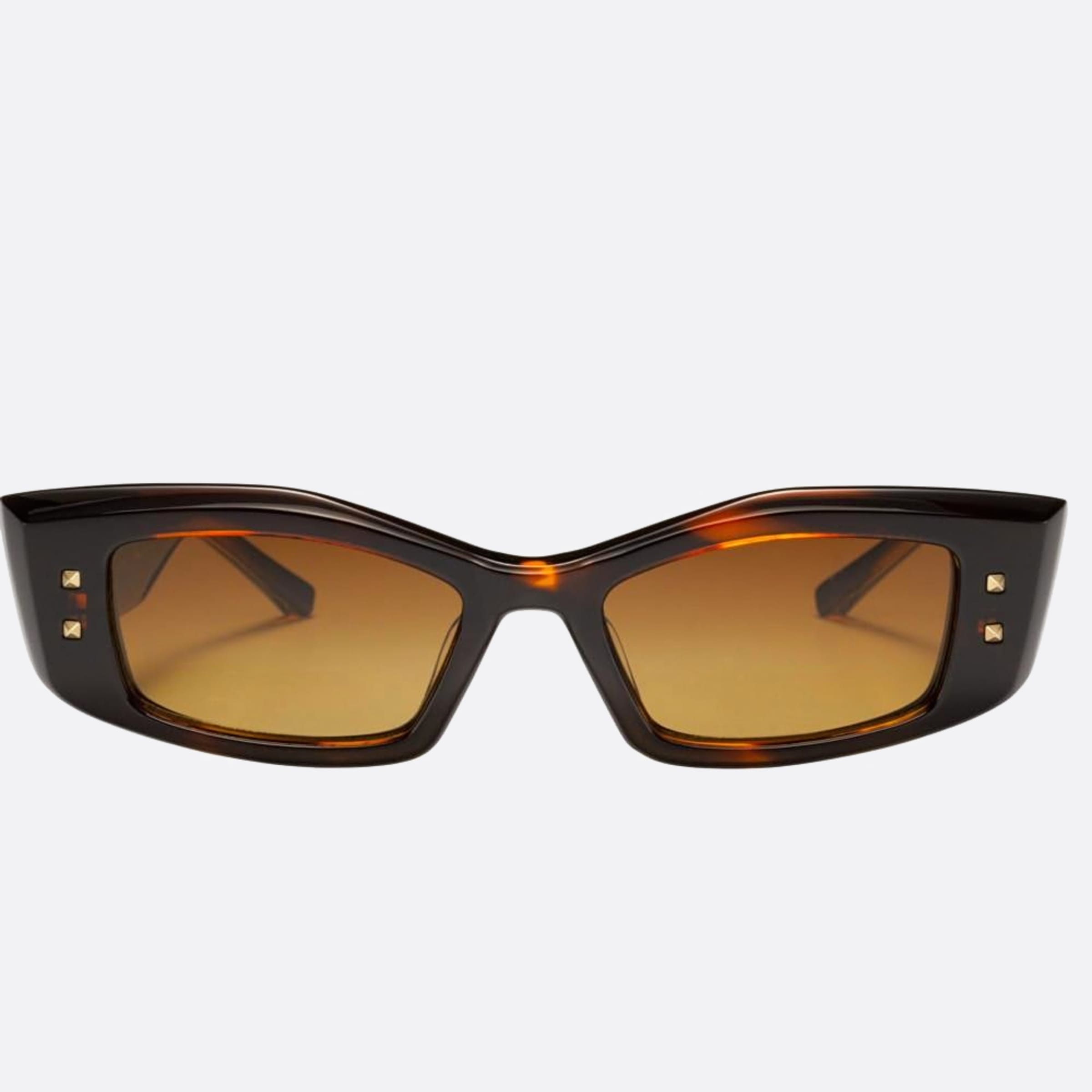 Valentino 52mm Quattro Brn Gld Brown Cat Eye Women Sunglasses - Main View