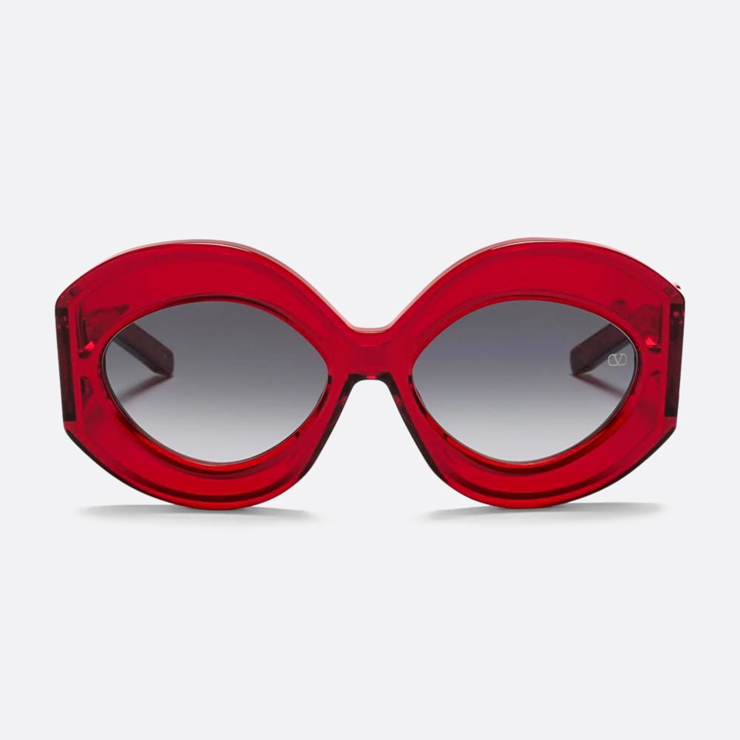 Valentino 56mm Soul Vls 128c Rge Gld Red Oversize Women Sunglasses - Main View
