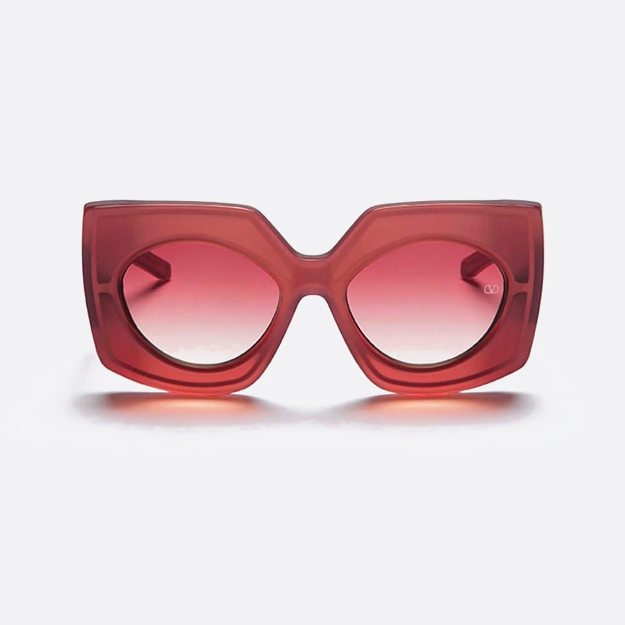 Valentino 53mm Soul Pnk Gld Pink Geometric Women Sunglasses - Main View
