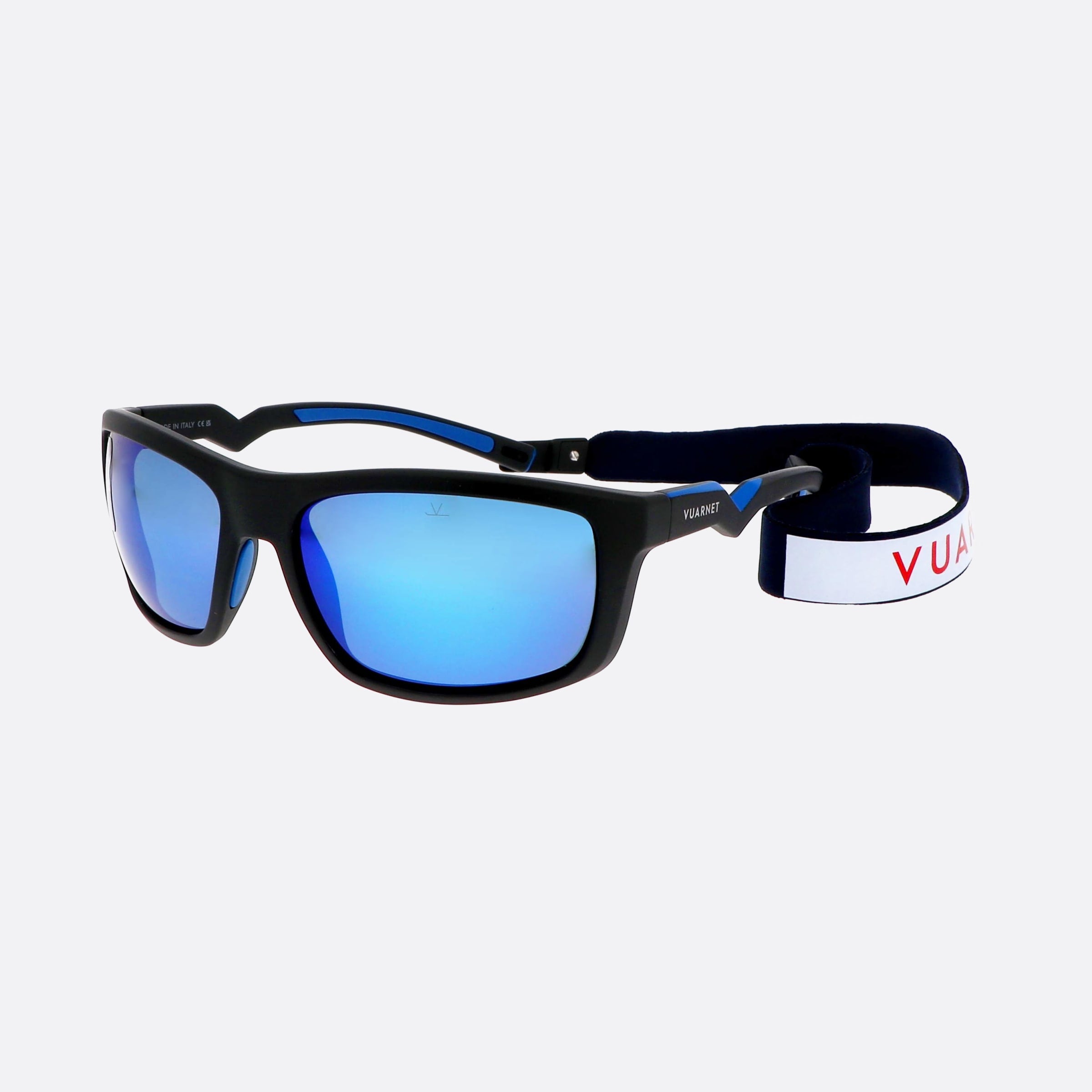 Vuarnet 55mm Allpeaks Vl2303 Black Rectangle Polarized Men Sunglasses - Main View