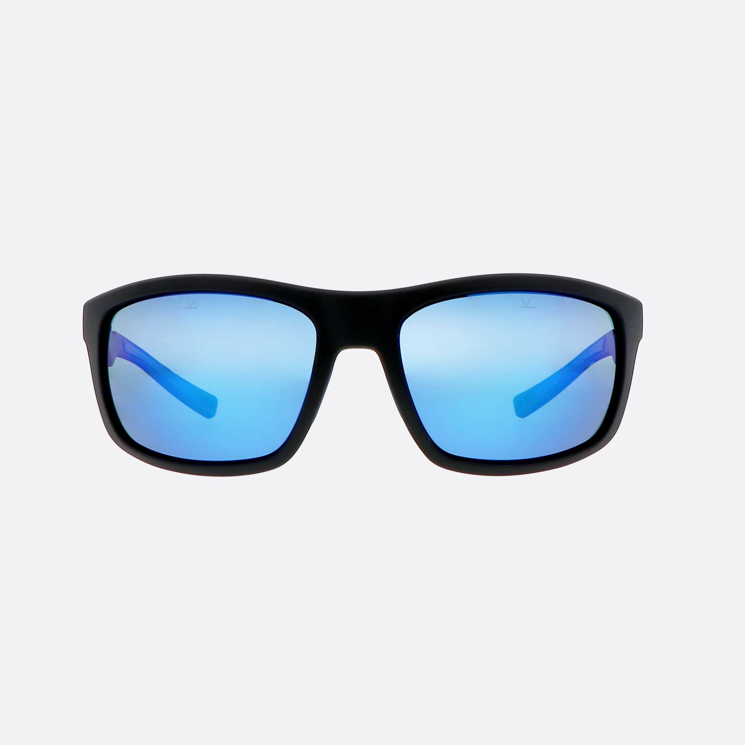 Vuarnet 55mm Allpeaks Vl2303 Black Rectangle Polarized Men Sunglasses - Side View