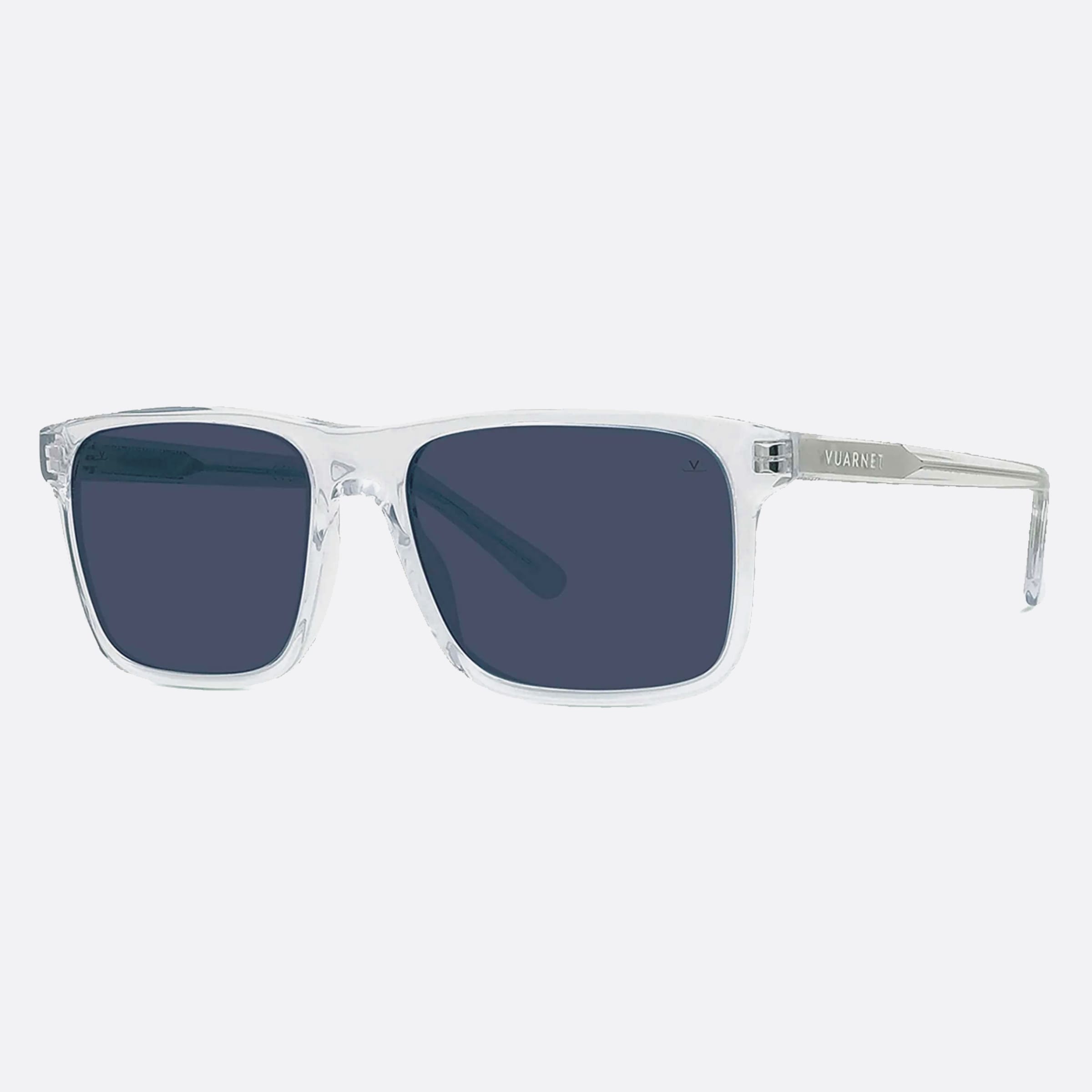 Vuarnet 57mm Belvedere Vu40010i 26v Clear Rectangle Polarized Men Sunglasses - Main View