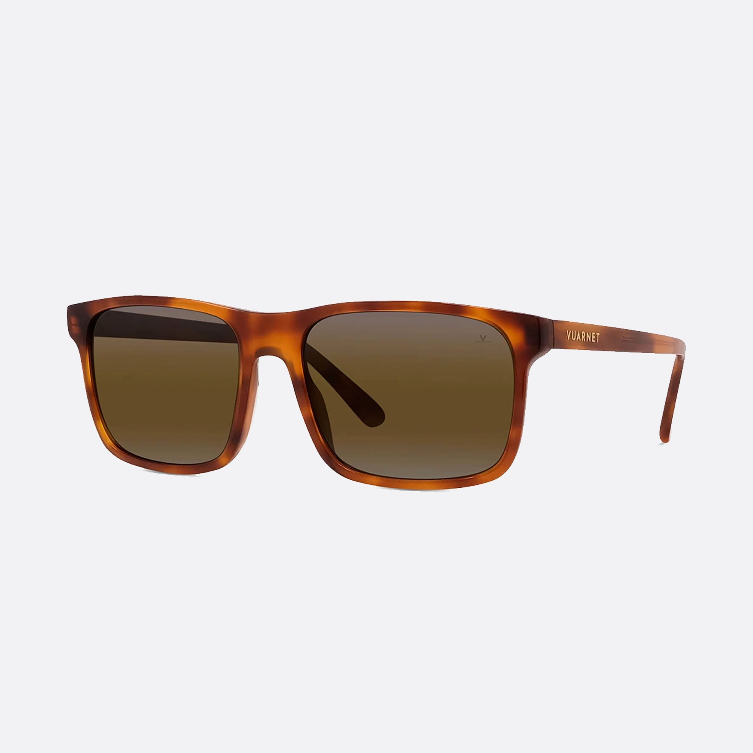 Vuarnet 57mm Belvedere Vu40010i 53q Tortoise Rectangle Men Sunglasses - Main View