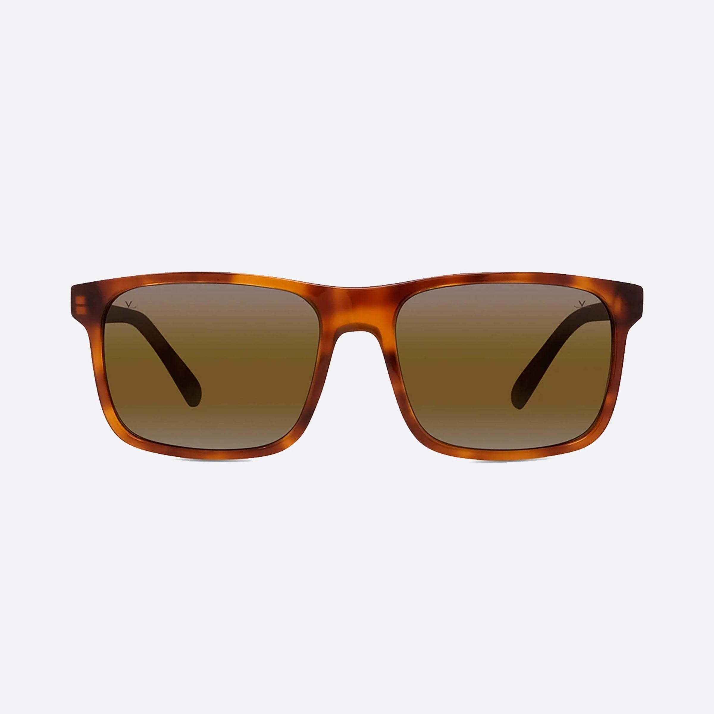 Vuarnet 57mm Belvedere Vu40010i 53q Tortoise Rectangle Men Sunglasses - Side View