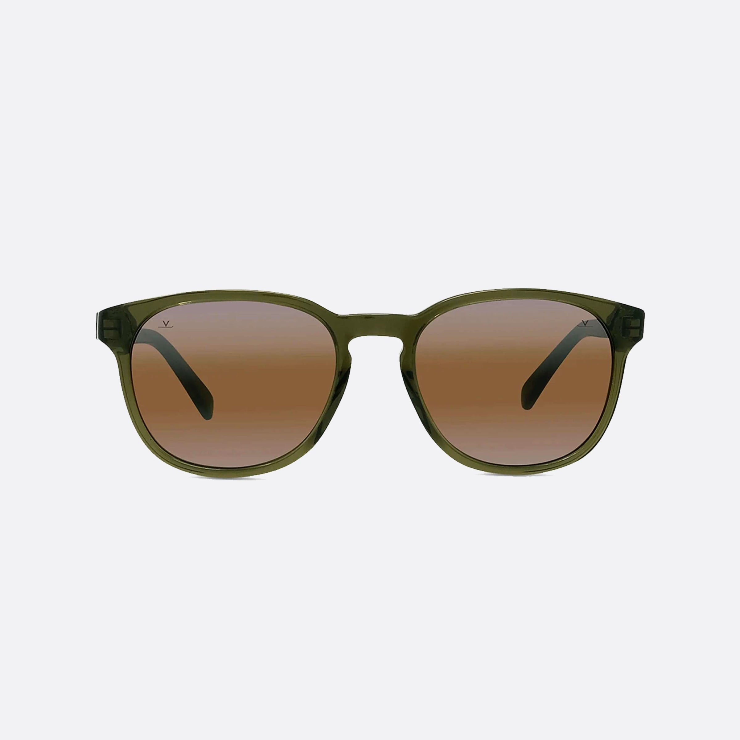 Vuarnet 54mm Belvedere Vu40011i 96g Kaki Square Unisex Sunglasses - Side View
