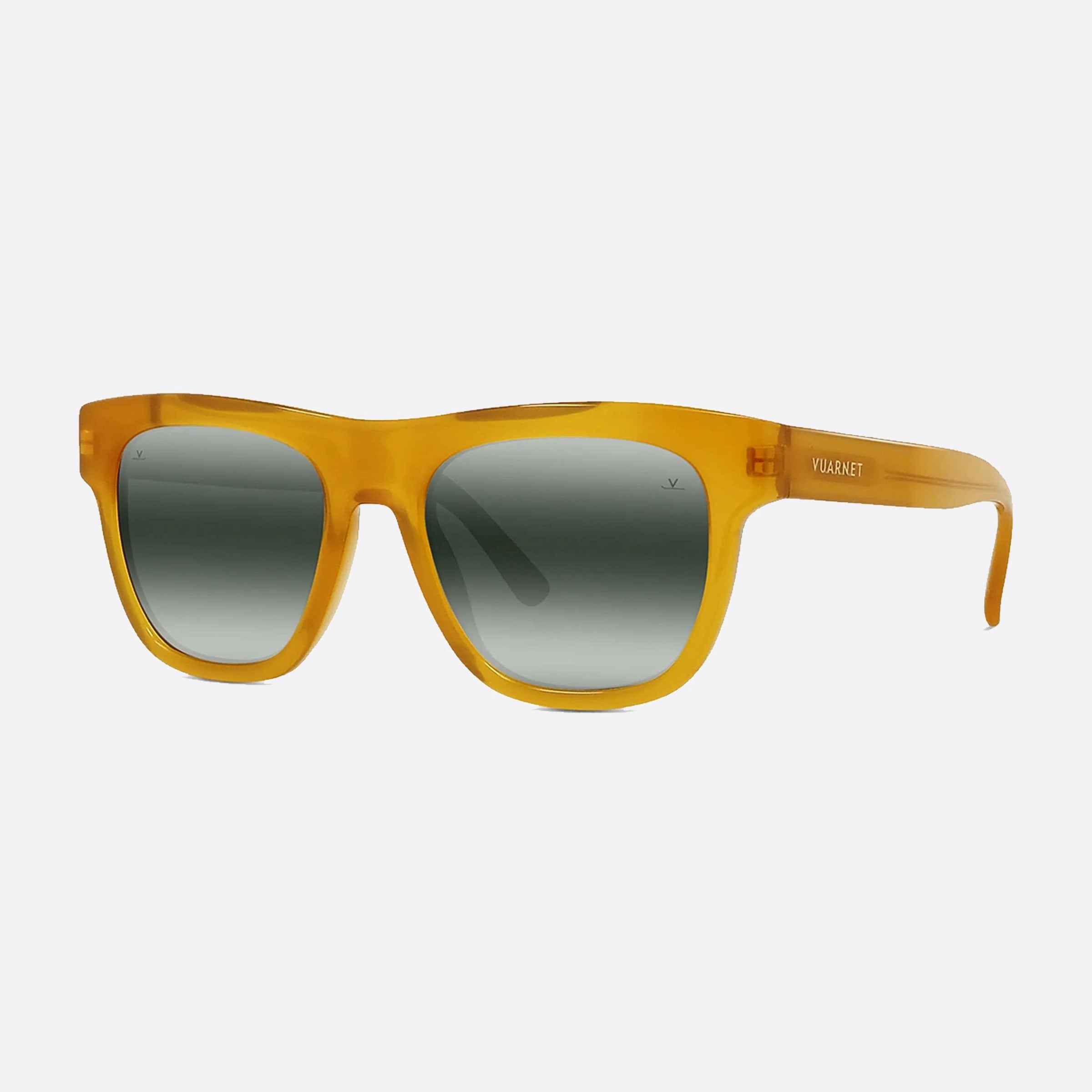 Vuarnet 53mm Belvedere Vu40033i 45c Orange Rectangle Unisex Sunglasses - Main View