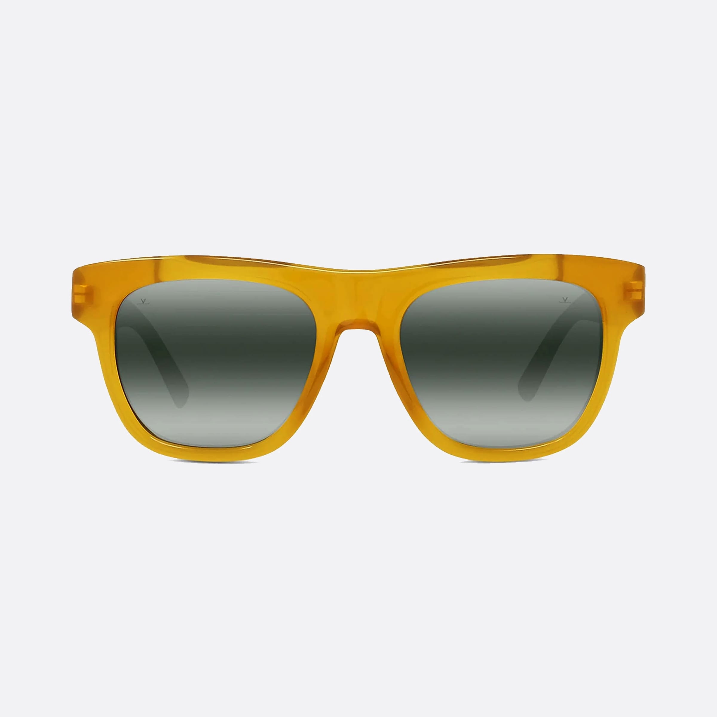 Vuarnet 53mm Belvedere Vu40033i 45c Orange Rectangle Unisex Sunglasses - Side View