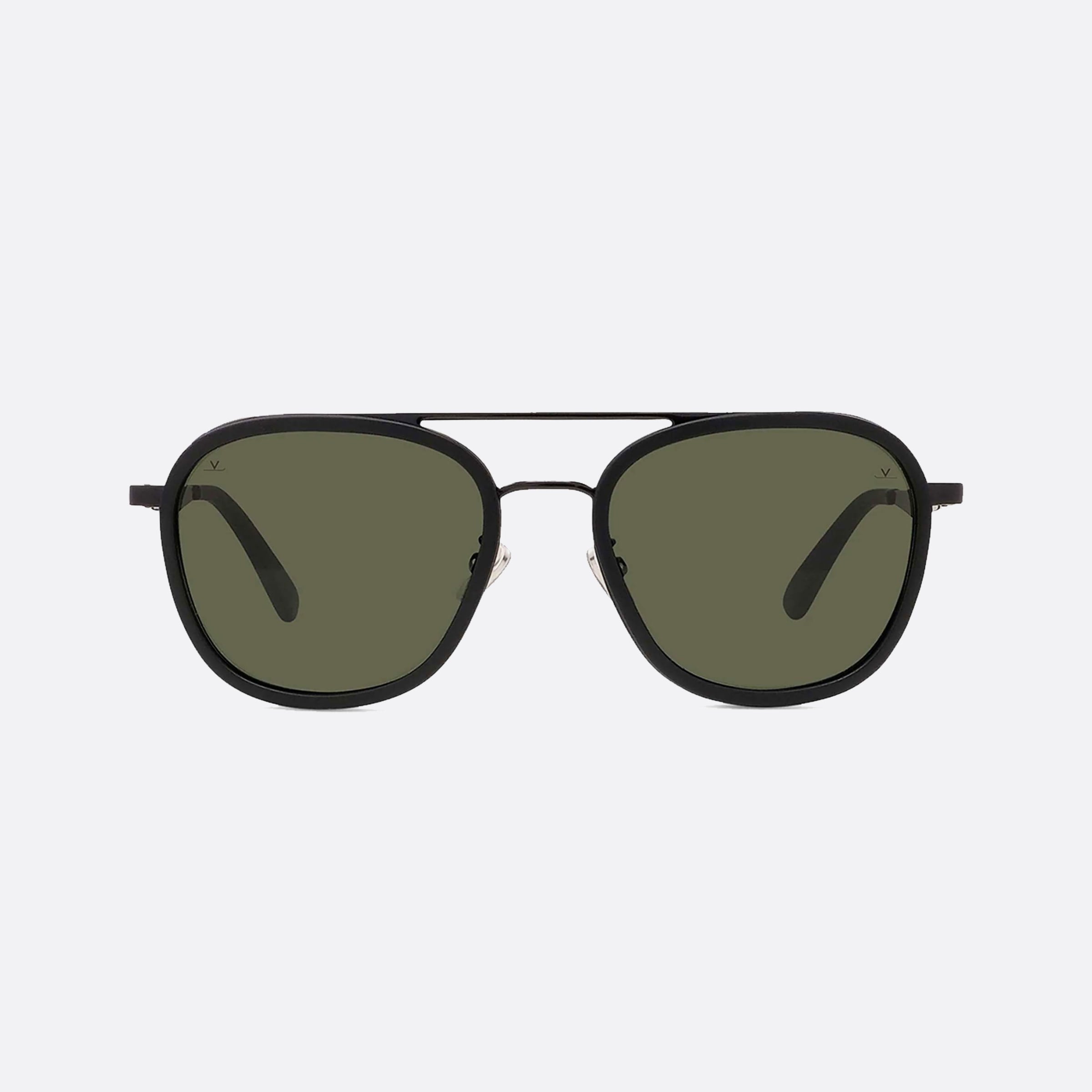 Vuarnet 58mm Edge Vu40008u 05a Black Pilot Unisex Sunglasses - Side View