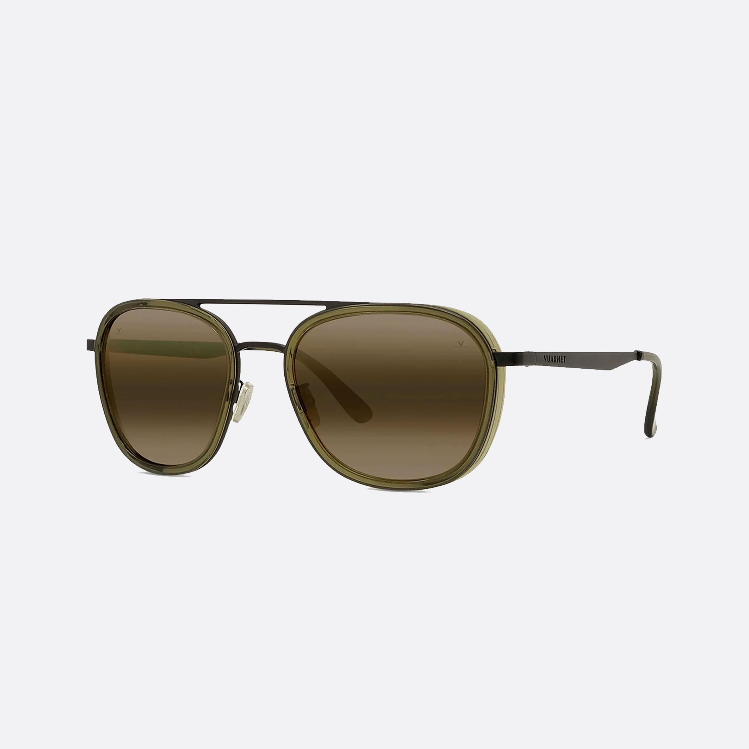 Vuarnet 58mm Edge Vu40008u 96g Black Pilot Unisex Sunglasses - Main View