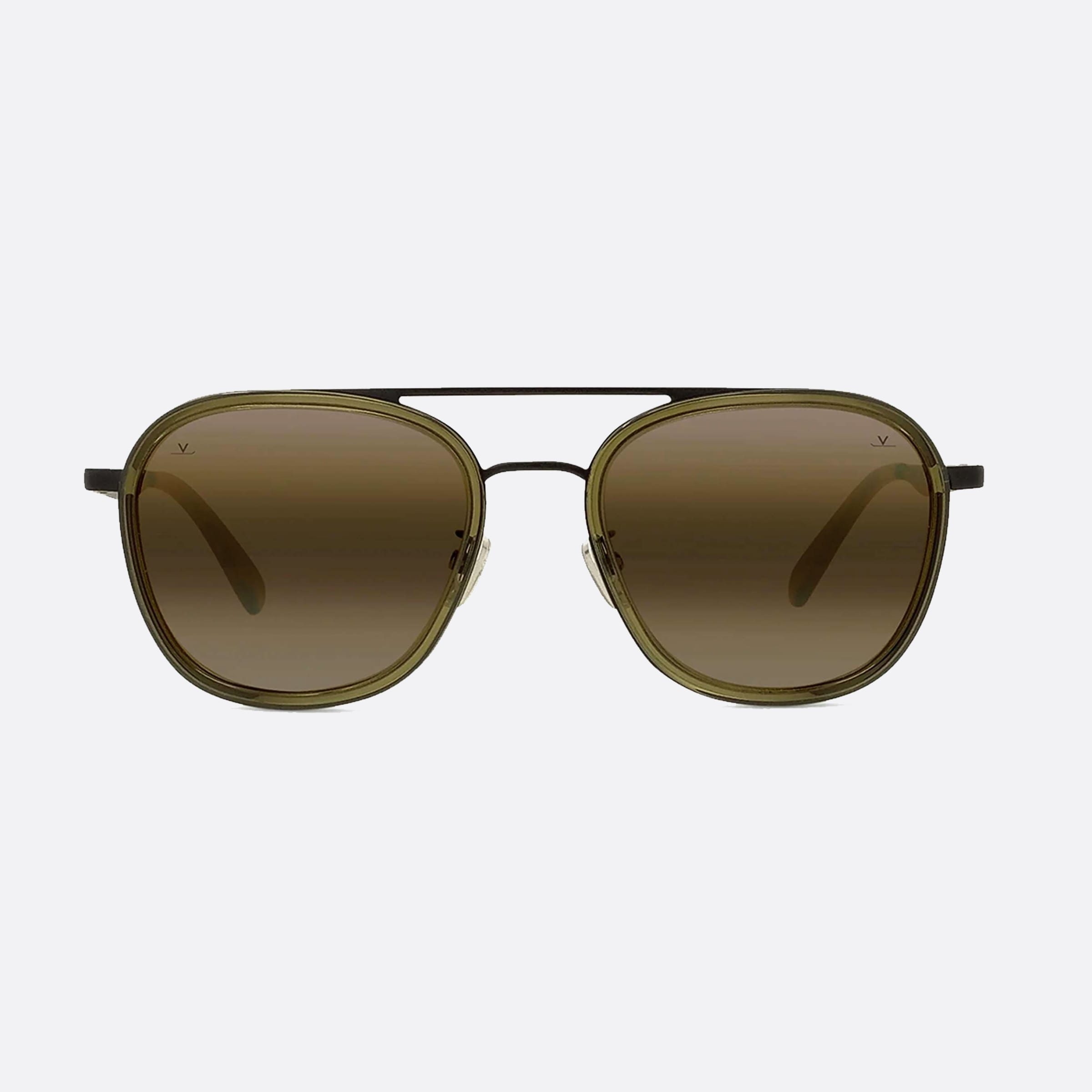 Vuarnet 58mm Edge Vu40008u 96g Black Pilot Unisex Sunglasses - Side View