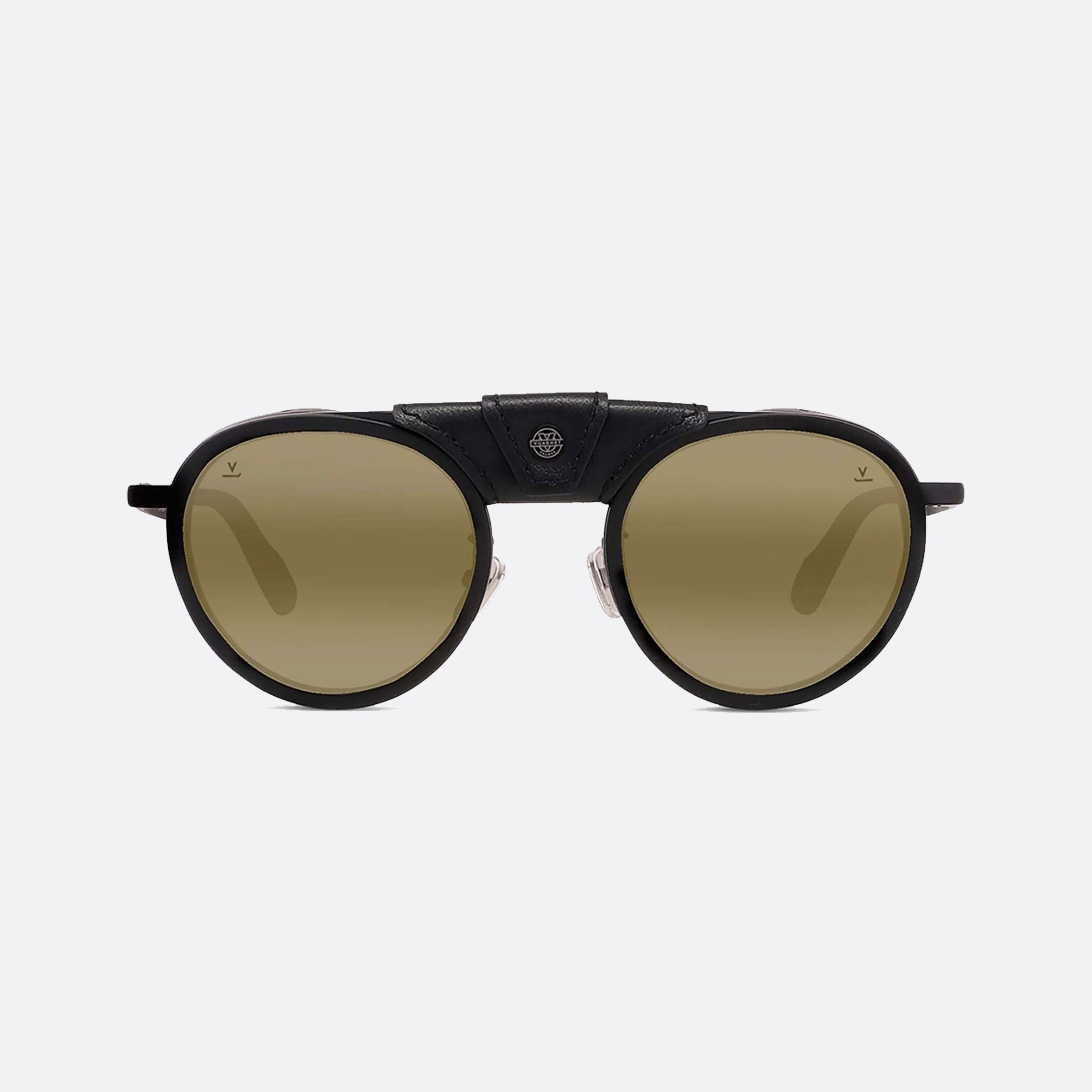 Vuarnet 52mm Glacier Vu40001u 01q White Round Unisex Sunglasses - Side View