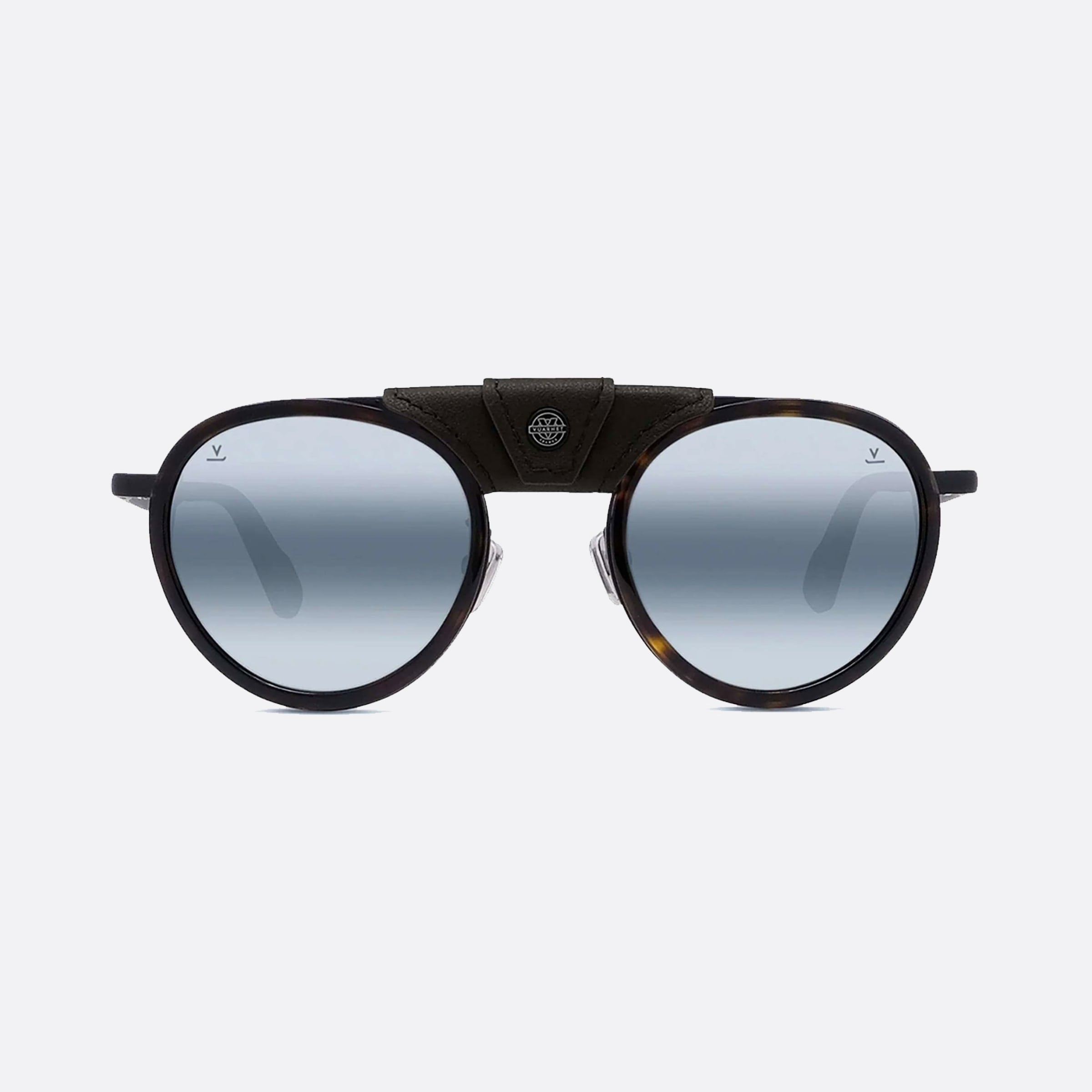 Vuarnet 52mm Glacier Vu40001u 52x White Round Unisex Sunglasses - Side View