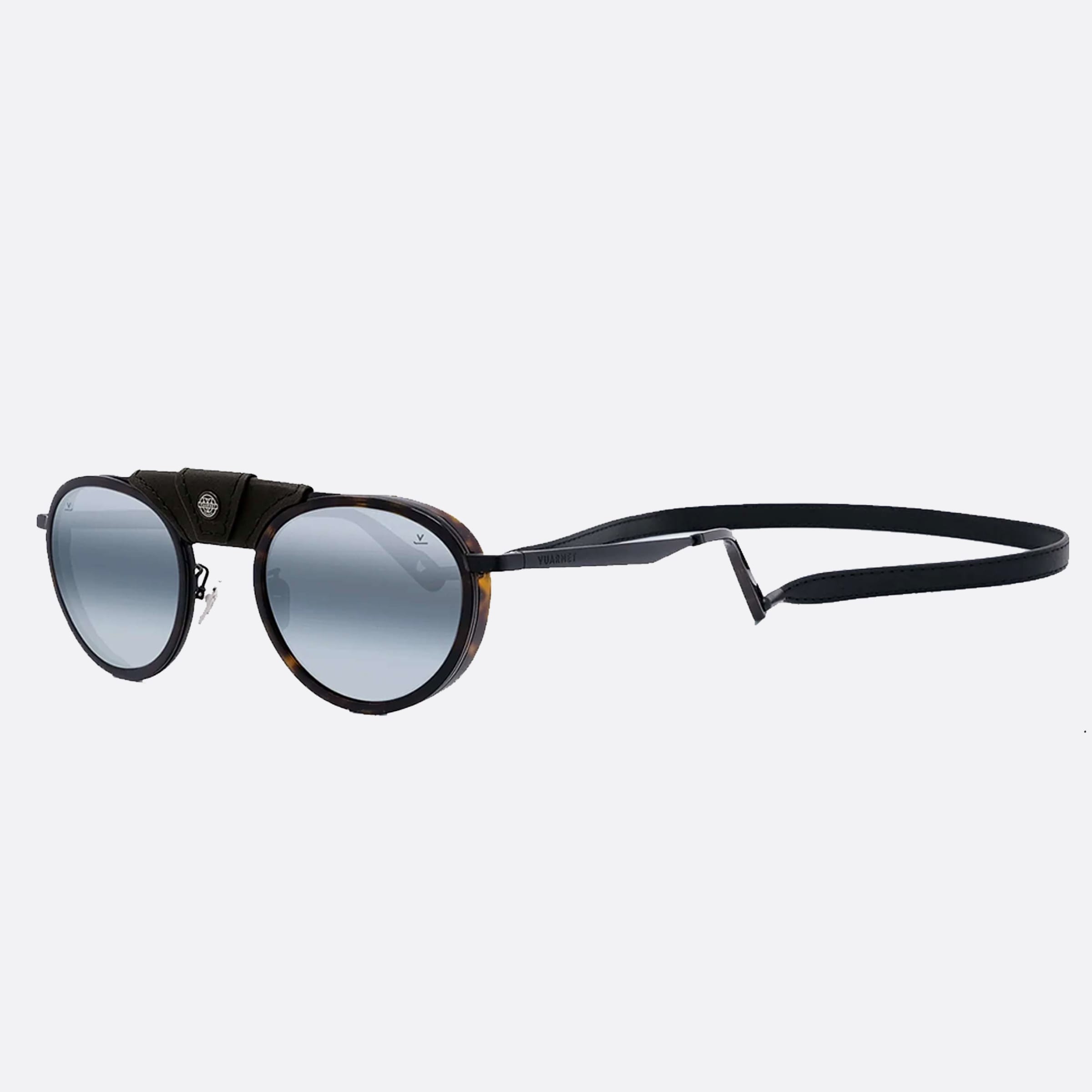 Vuarnet 52mm Glacier Vu40001u 52x White Round Unisex Sunglasses - Additional Angle