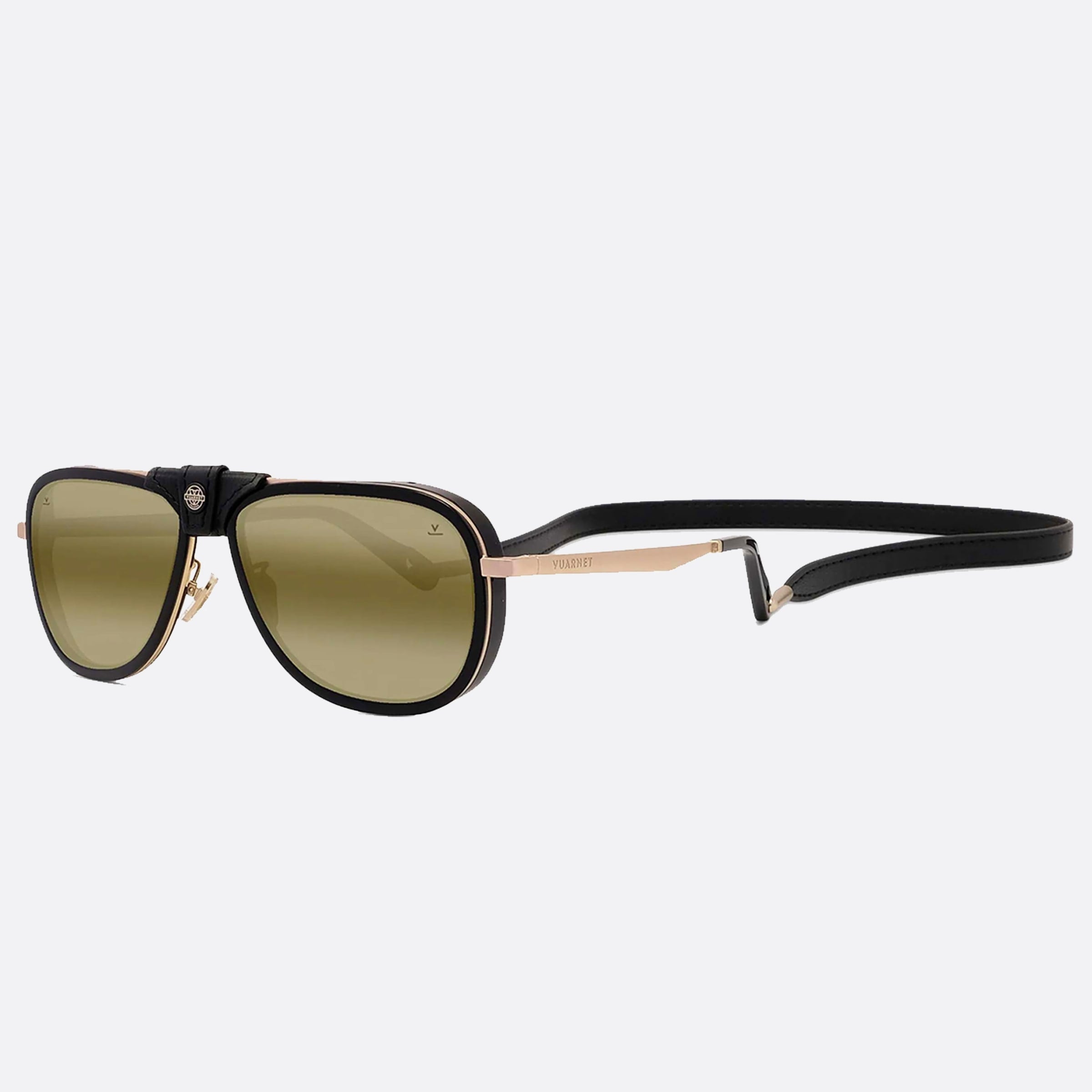 Vuarnet 56mm Glacier Vu40003u 01q Black Pilot Unisex Sunglasses - Lifestyle Shot