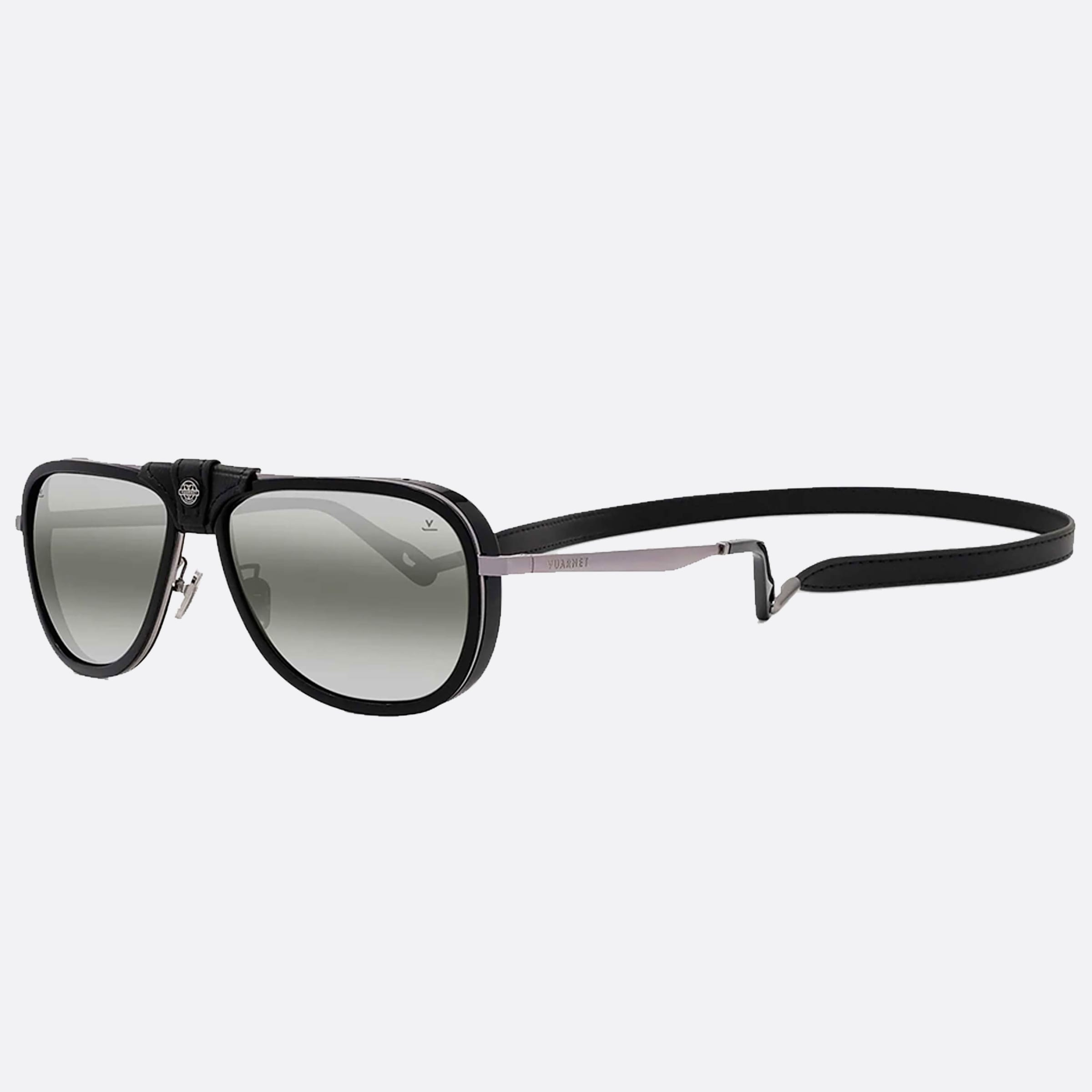 Vuarnet 59mm Glacier Vu40004u 01c Black Pilot Unisex Sunglasses - Lifestyle Shot
