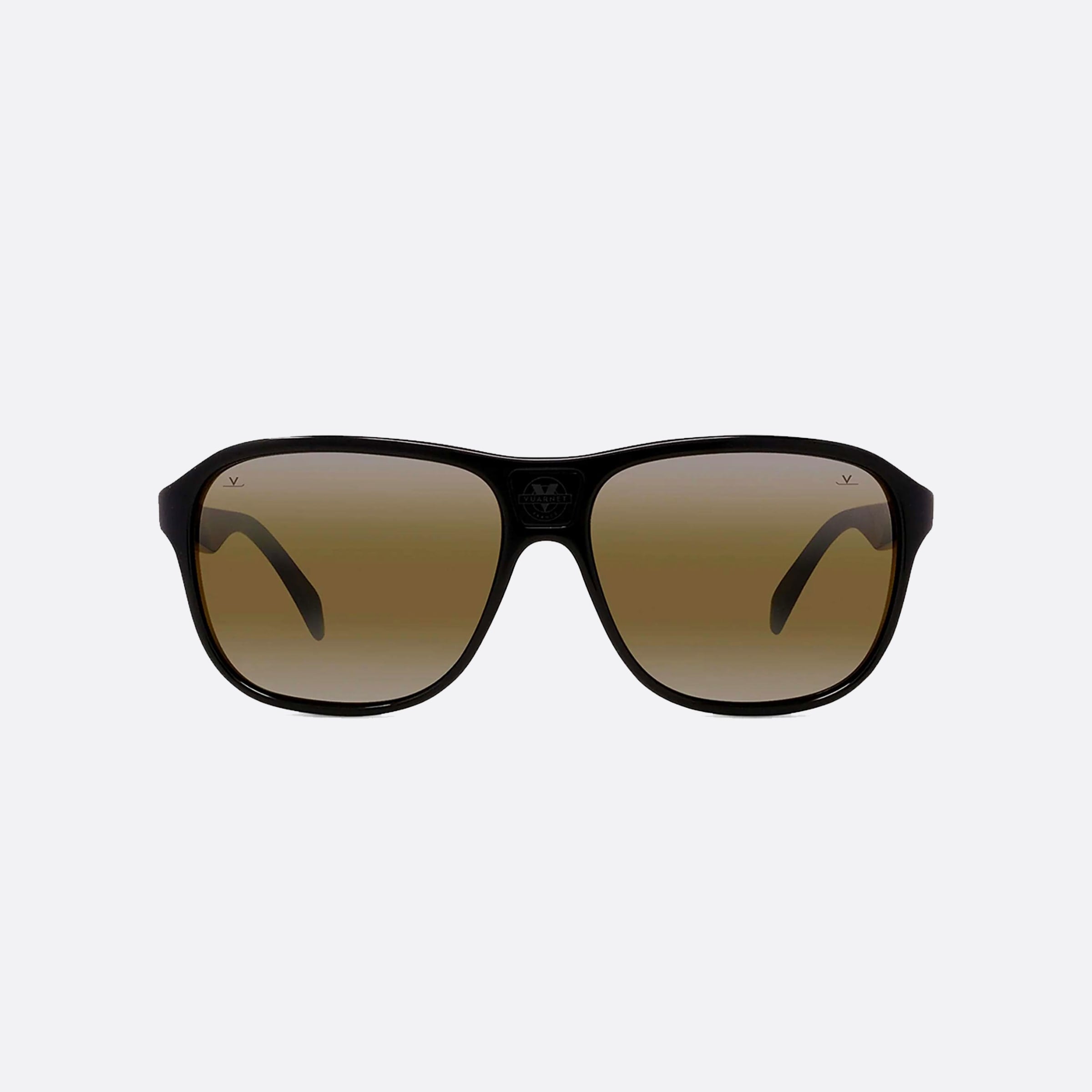 Vuarnet 60mm Legend Originals Vu40019u 02q Black Rectangle Men Sunglasses - Side View