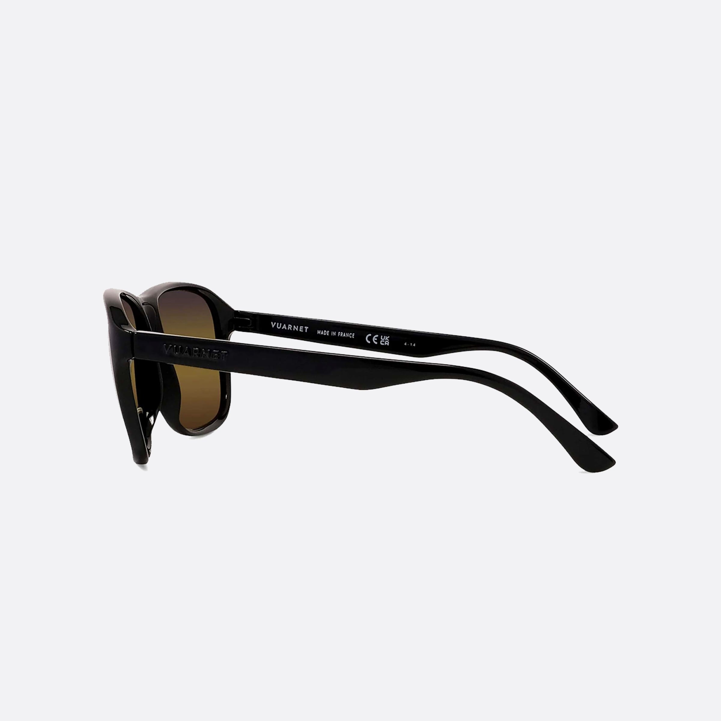 Vuarnet 60mm Legend Originals Vu40019u 02q Black Rectangle Men Sunglasses - Detail View