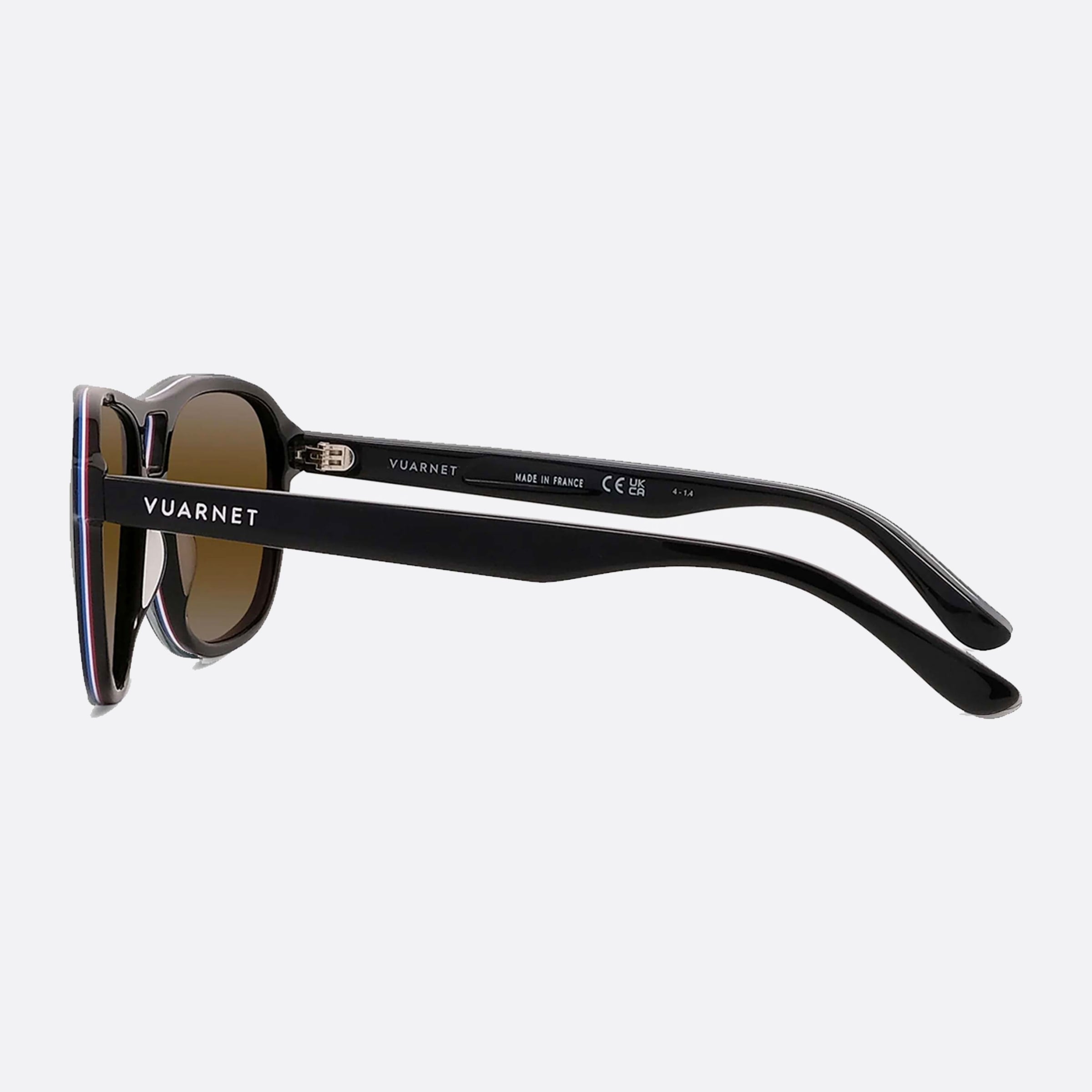 Vuarnet 58mm Legend Valley Vu40016i 05q Black Square Men Sunglasses - Detail View