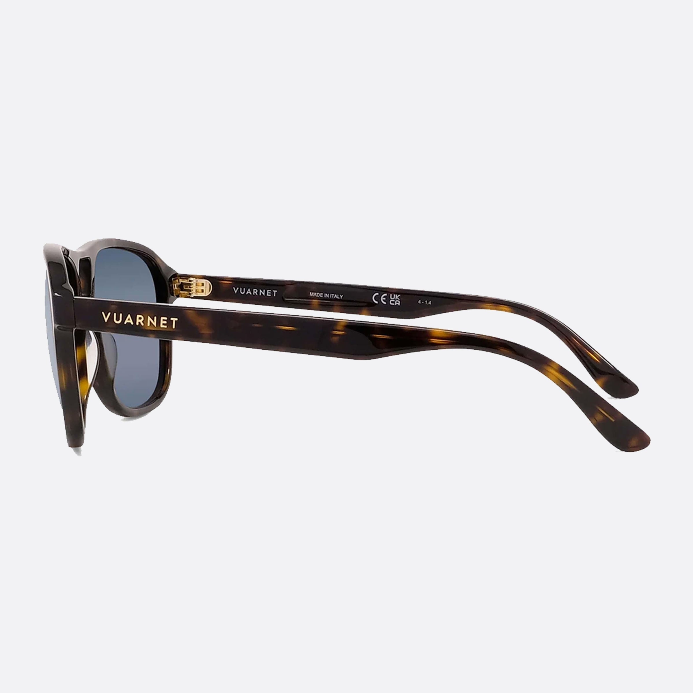 Vuarnet 58mm Legend Valley Vu40016i 52x Tortoise Square Polarized Men Sunglasses - Detail View