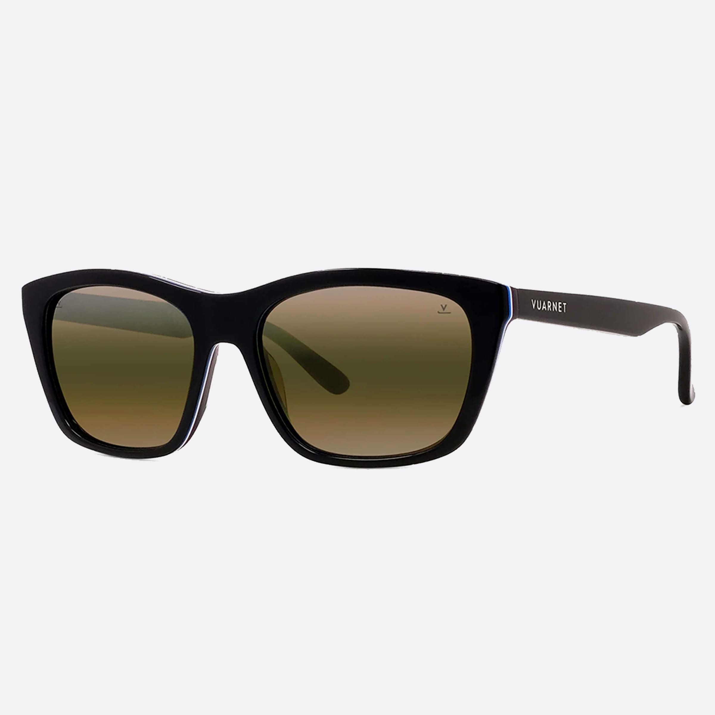 Vuarnet 57mm Legend Originals Vu40015i 05q Black Oval Men Sunglasses - Main View