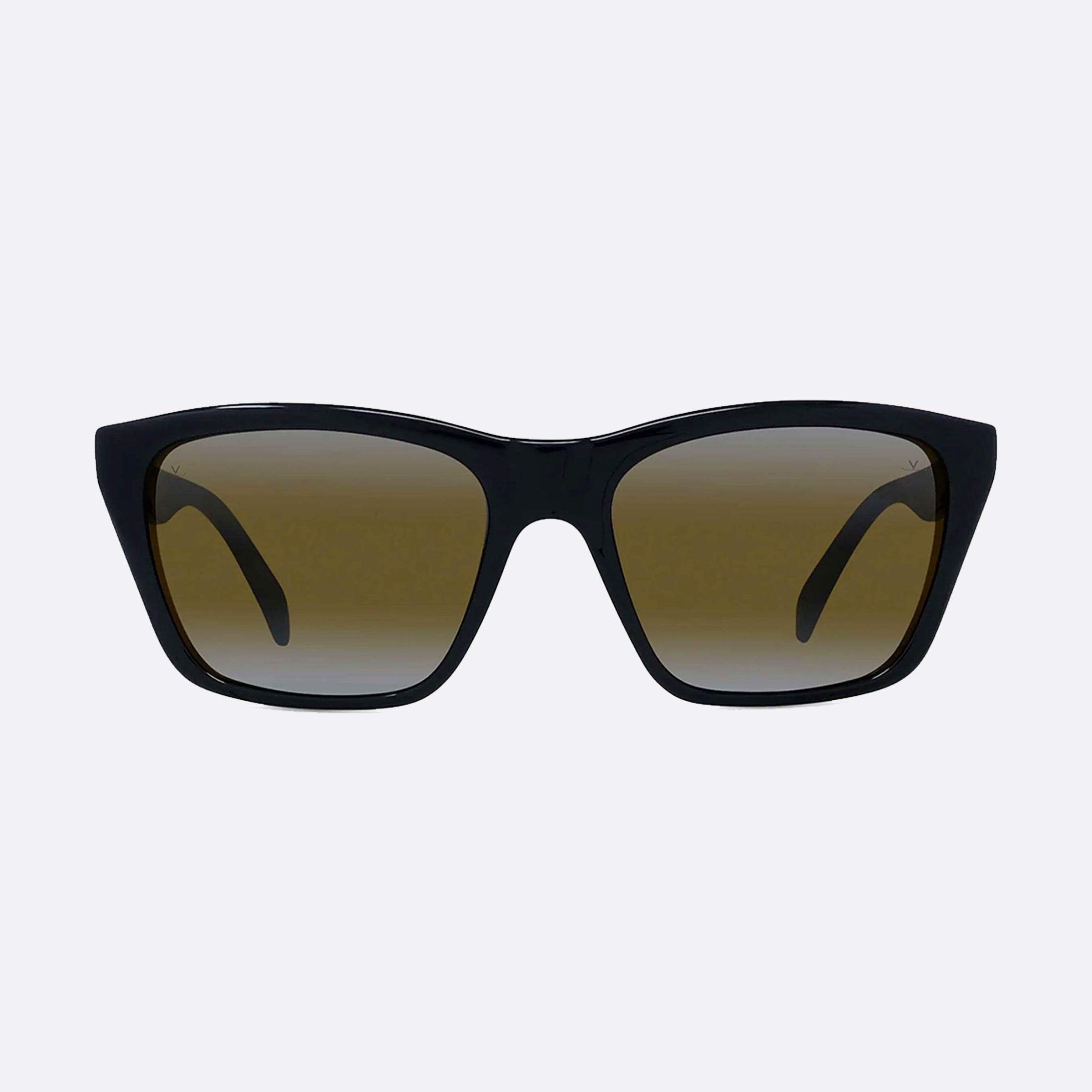 Vuarnet 58mm Legend Originals Vu40018u 02q Black Rectangle Men Sunglasses - Side View