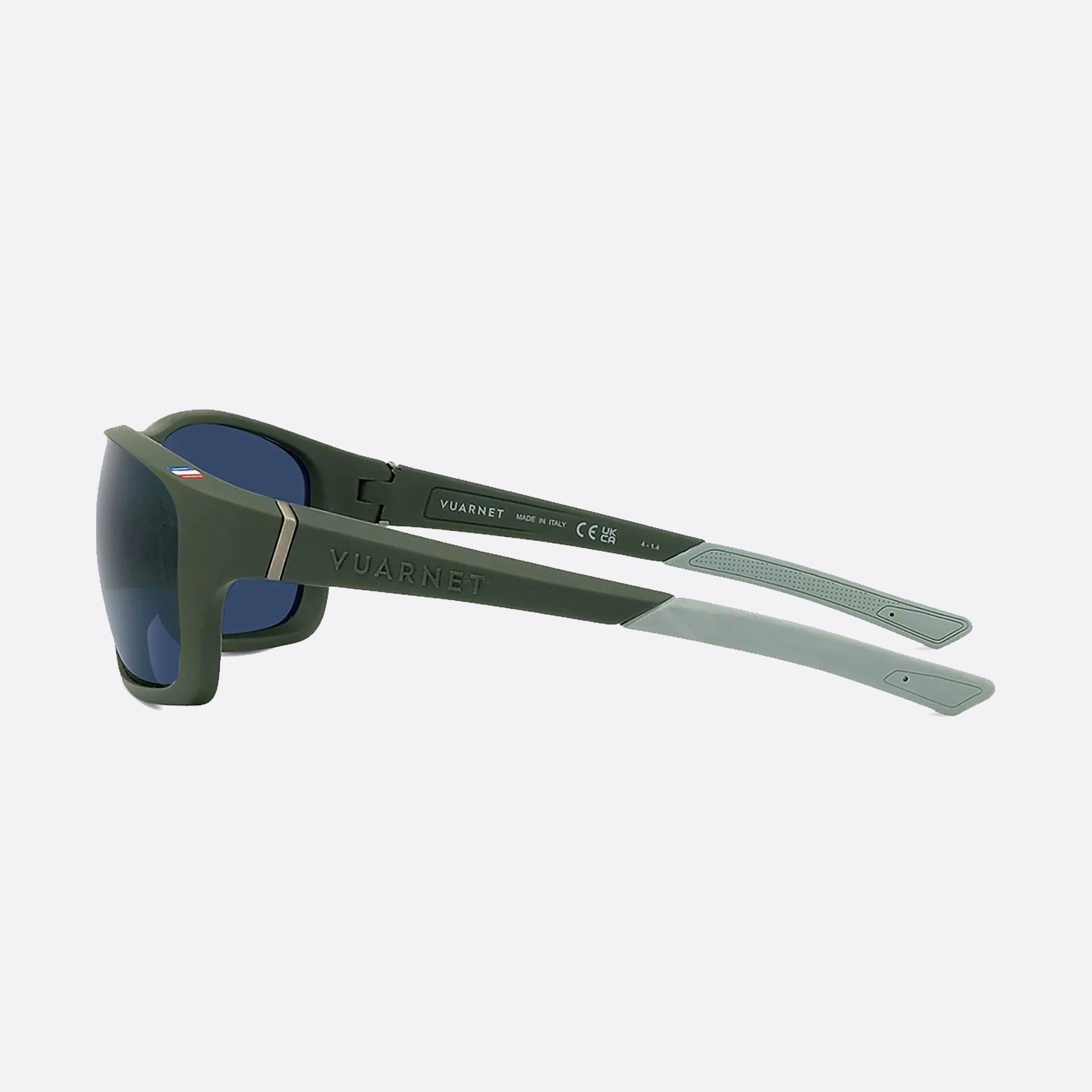 Vuarnet 64mm Racing Vu40021u 97d Kaki Rectangle Men Sunglasses - Detail View